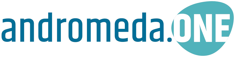 Das Logo der Hausverwaltungssoftware andromeda.one